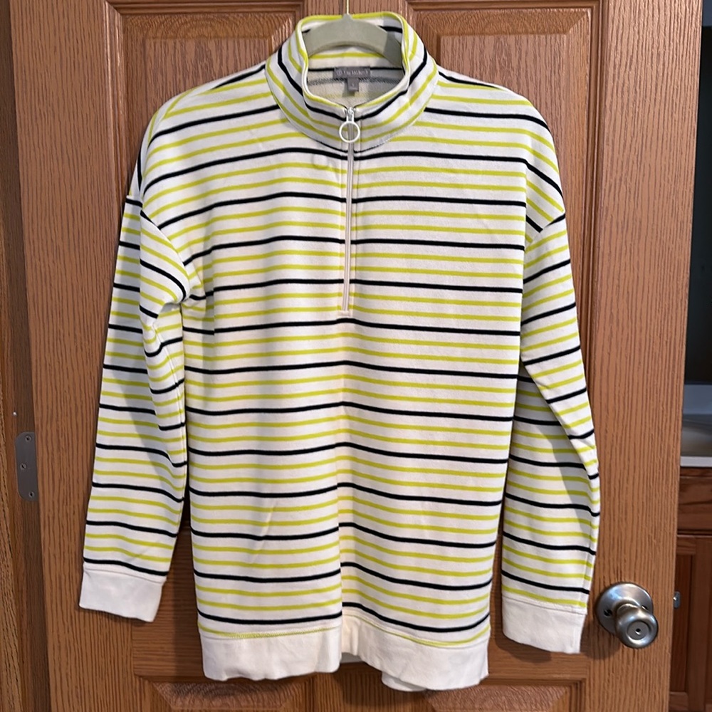 T By Talbots 3/4 Zip Pullover